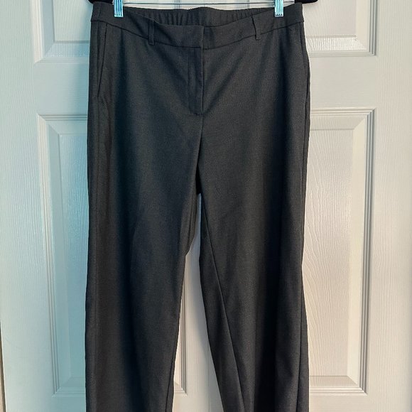 J. Jill Pants & Jumpsuits Jjill Work Grey Cropped Capri Pants Sz 2